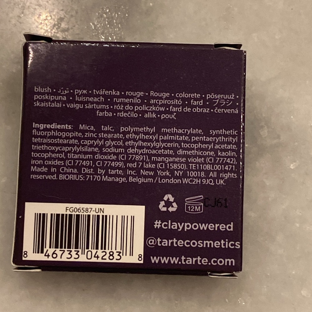 NIB Tarte Amazonian Clay 12-hour blush in seduce - Picture 2 of 6